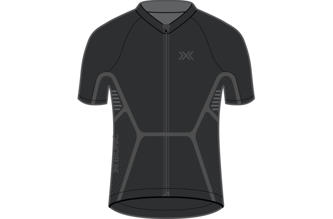 X-BIONIC Men XCeed Ride Jersey SH SL X black/rhino grey L X-BIONIC Men XCeed Ride Jersey SH SL X black/rhino grey L