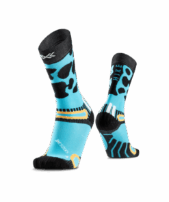 X-SOCKS Unisex Hike Discover Crew punchy blue frog 35-36