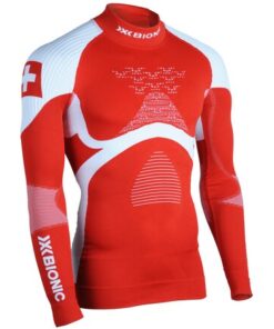 X-BIONIC Men Energy Accumulator 4.0 Patriot Shirt Turtle Neck LG SL Switzerland M