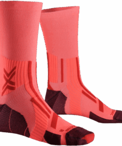 X-SOCKS Trail Run Perform Crew fluo red/namib red 35-38