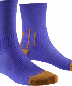 X-SOCKS Unisex Run Perform Crew twyce blue/orange 35-38