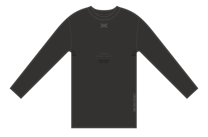 X-BIONIC Women Mightywool Shirt LG SL X black M X-BIONIC Women Mightywool Shirt LG SL X black M