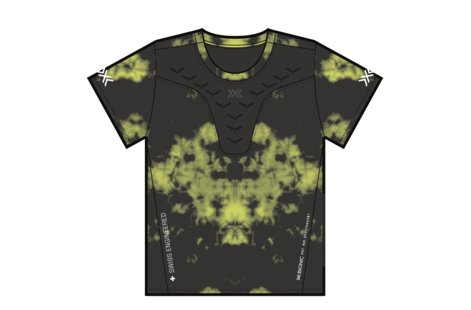 X-BIONIC Women CoreFusion Run Shirt SH SL tie dye electric energy XS X-BIONIC Women CoreFusion Run Shirt SH SL tie dye electric energy XS