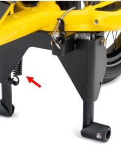 Feder für Atlas Ständer mit Arretierung GSD Gen 2
 Diese Feder wird beim GSD Gen 2 Atlas Kickstand verwendet und unterstützt das Ein- und Auskuppeln des Ständers 
 
 Dimensionen: Φ? 3.5 x OD 20.2 x L 106 mm 
 
 Kompatible Velos: 
 GSD R14 Gen2, GSD S00 Gen2, GSD S10 Gen2