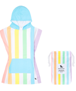 Dock & Bay Poncho Kids unicorn waves M