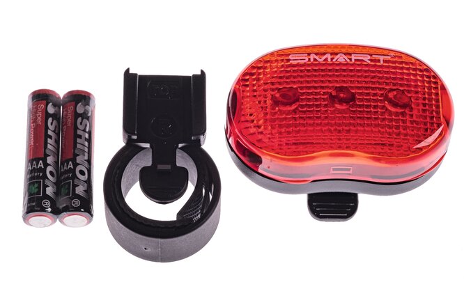 Smart Feu arrière RL403R 3 LED piles inclus support Smart Feu arrière RL403R 3 LED piles inclus support