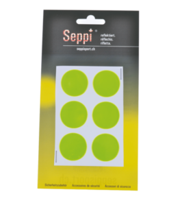 Seppi réflecteur cercle 3cm auto-collant jaune