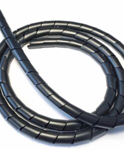 Gaîne spirale Ø 3 - 8 mm noir total 5 m