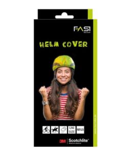 FASI Housse de casque réfléchissante unisex jaune