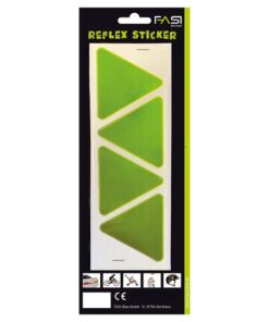 Fasi réflecteur triangle auto-collant jaune