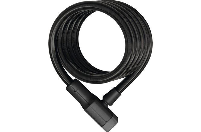 Abus Antivol à spirale Booster 6512K/180 avec support SCMU 6K noir Abus Antivol à spirale Booster 6512K/180 avec support SCMU 6K noir