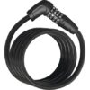 Abus Antivol à spirale Tresor 6512C/180 code avec support SCMU 6C noir Abus Antivol à spirale Tresor 6512C/180 code avec support SCMU 6C noir