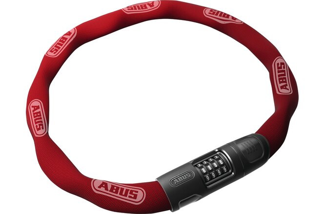 Abus Antivol à chaîne 8808C/85 code sans support russet red Abus Antivol à chaîne 8808C/85 code sans support russet red