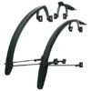 SKS Garde-boue gar. Amovible Beavertail XL 26"-28" noir