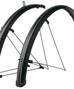 SKS Garde-boue garniture Bluemels Stripes plastique 28" 55 mm noir mat