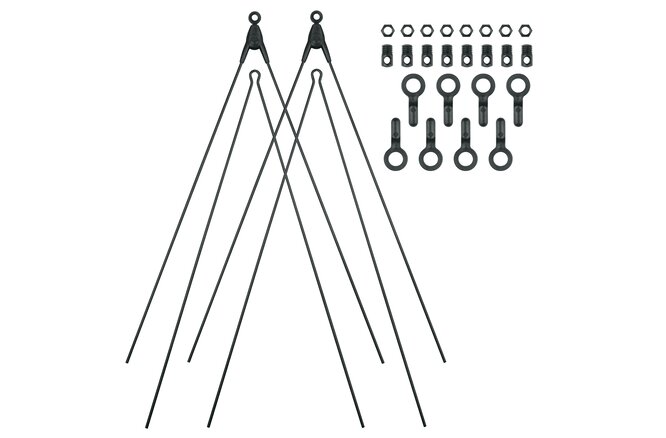 SKS Jeu de tringles Bluemels Basic & Stripes 26/28" 365 mm noir SKS Jeu de tringles Bluemels Basic & Stripes 26/28" 365 mm noir