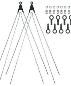 SKS Jeu de tringles Bluemels Basic & Stripes 26/28" 365 mm argent