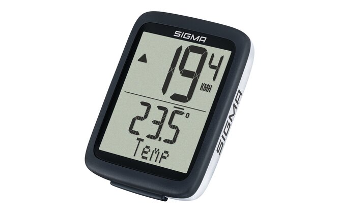 Sigma Compteur BC 10.0 WR avec câble noir/blanc Sigma Compteur BC 10.0 WR avec câble noir/blanc