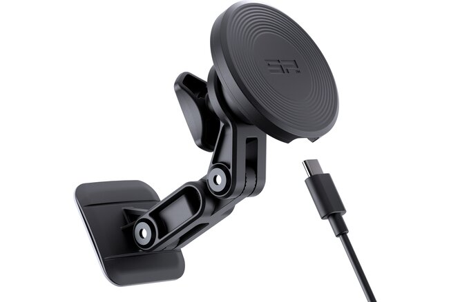 SP Connect Charging Adhesive Mount Pro SPC+ avec câble USB noir SP Connect Charging Adhesive Mount Pro SPC+ avec câble USB noir