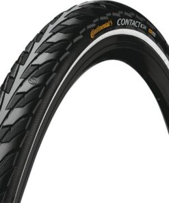 Continental Pneu Contact II 26x1.75 rigide avec bande réfléchissante black