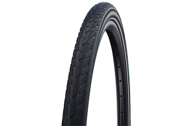 Schwalbe Pneu Road Cruiser 700x35C rigide avec bande réfléchissante black Schwalbe Pneu Road Cruiser 700x35C rigide avec bande réfléchissante black