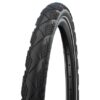 Schwalbe Pneu Marathon Efficiency 700x38C pliable avec bande réfléchissante black Schwalbe Pneu Marathon Efficiency 700x38C pliable avec bande réfléchissante black