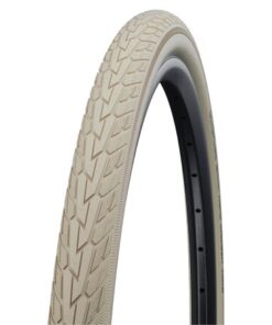 Schwalbe Pneu Road Cruiser 26x1.75 rigide avec bande réfléchissante crème