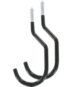 VAR Crochet vélo PR-70302 taille L pour VTT plastifié par paire noir