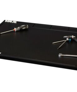 VAR Tapis d'établi en caoutchouc grand noir MO-52074