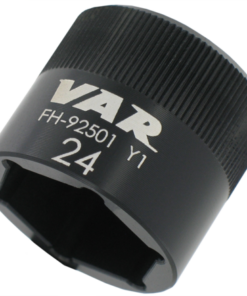 VAR Douille à face plate pour capuchon de fourche 24 mm noir FH-92501