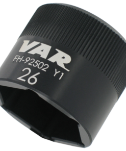 VAR Douille à face plate pour capuchon de fourche 26 mm noir FH-92502