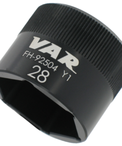 VAR Douille à face plate pour capuchon de fourche 28 mm noir FH-92504