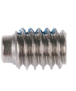 FOX Fastener StandartScrew#8-32x0.250TLG 303 SS Socket Set HalfDog Point Nylok Patch