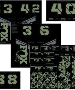 FOX Decal 21 Custom Fork & Shock pistachio