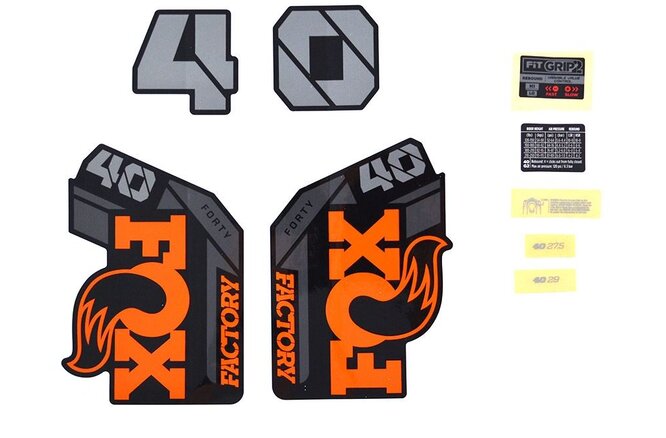 FOX 21 40 F-S orange Logo shiny black FOX 21 40 F-S orange Logo shiny black