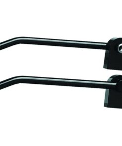 Pletscher Support porte-bagage mont. oeillets 66-185 mm paire noir