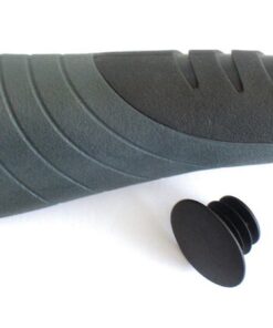 Bike Attitude Poignées D3 Gel 135x22 mm vis. gris/noir avec bouchons