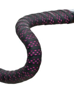 Bike Ribbon Guidoline Drops noir avec gouttes fuchsia