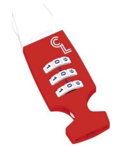 LAZER Cappuccino Lock white red One Size