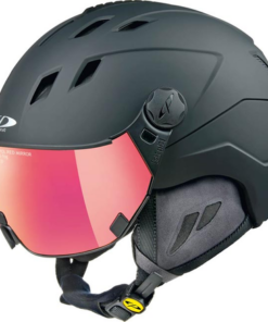 CP Ski CORAO+ Helmet black soft touch / Visor Nr.28 M