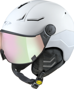 CP Ski Women COYA+ Helmet snowwhite soft touch / Visor Nr.20 S