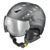 CP Ski CUMA Cashmere Helmet sparkling graphite soft touch / Visor Nr.13 L