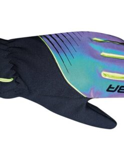 Chiba Kids Waterproof Gloves rainbow reflective/black L
