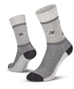 Le Patron Vintage Cyclist Socks grey melange 35-38