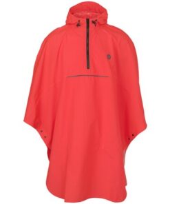 AGU Unisex Rain Poncho Grant high vis red One Size