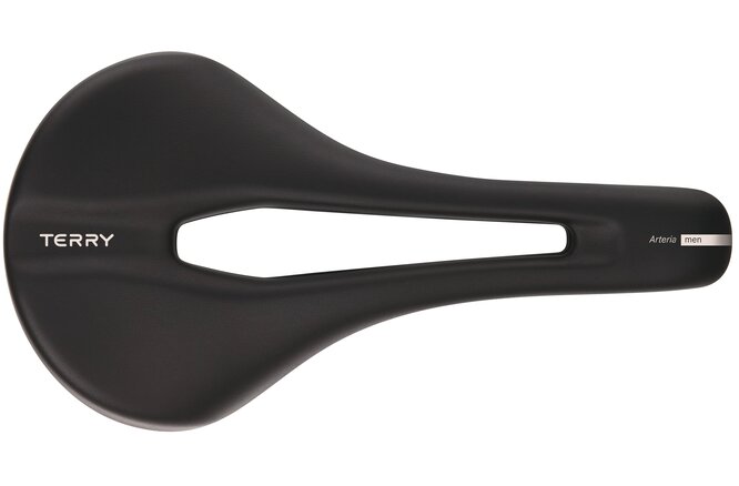 Terry selle Fly Arteria Max Man avec trou black Terry selle Fly Arteria Max Man avec trou black