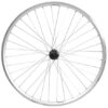 Roue avant 26" 559x19 moyeu à dynamo Nexus DHC30003AS 100mm V-Brake SR argent