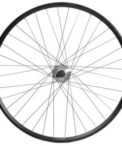 Roue avant 26" 559x19 moyeu à dynamo DH3D32AA 100mm 6-trous SR noir / moyeu argent