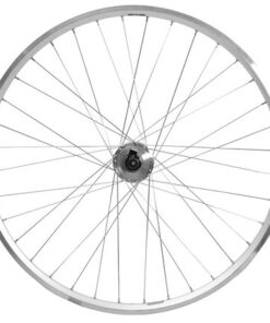 Roue avant 28" 622x19 moyeu à dynamo DH3D32AA 100mm 6-trous SR argent