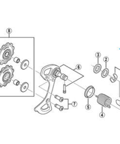 Shimano Axe de patte CT-S500